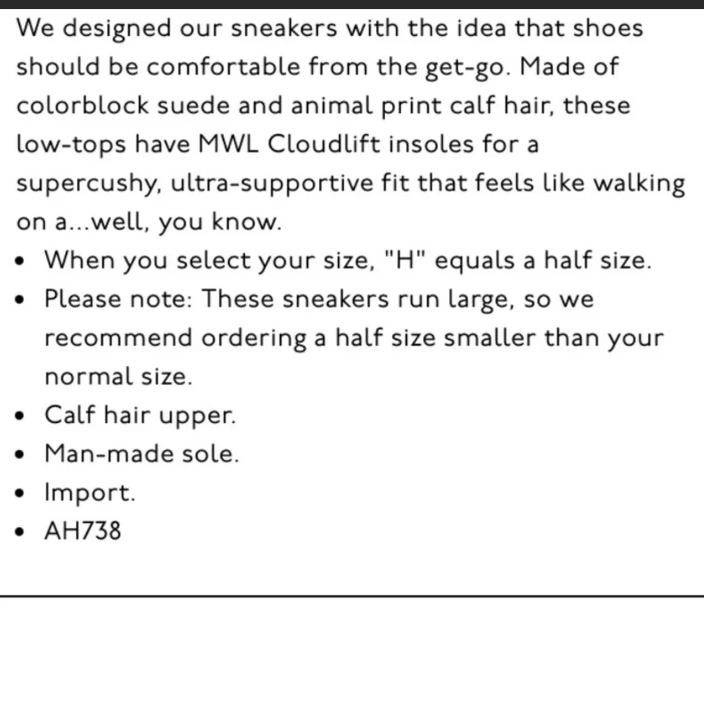 Madewell Sidewalk Lowtop Sneaker Painted Calf Hair - Picture 5 of 11